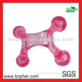 novelty round plastic handheld massager